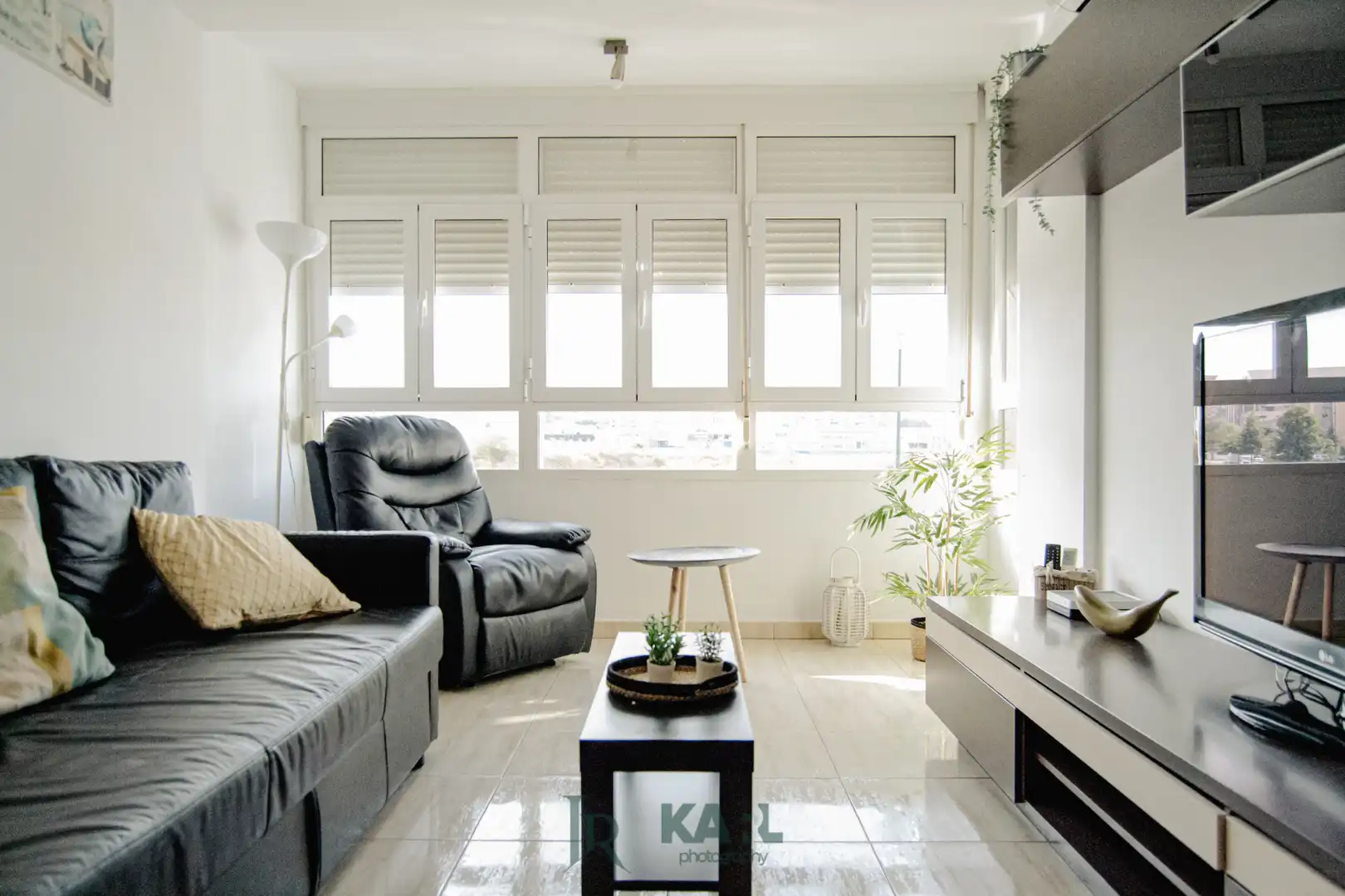 Sala de estar de Piso de alquiler en Málaga con Aire acondicionado y Amueblado