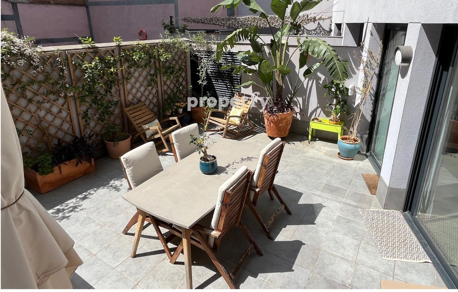 Terraza de Dúplex en venta en  Barcelona Capital con Aire acondicionado, Calefacción y Jardín privado
