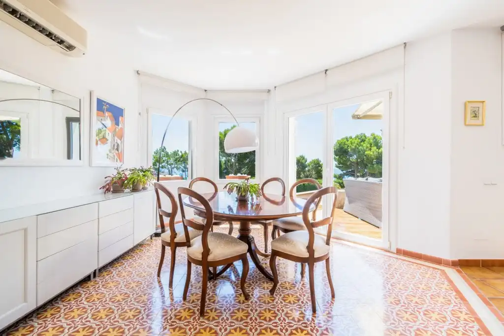 Dining room of Houses for sale in Calvià  with Air Conditioner, Private garden and Terrace