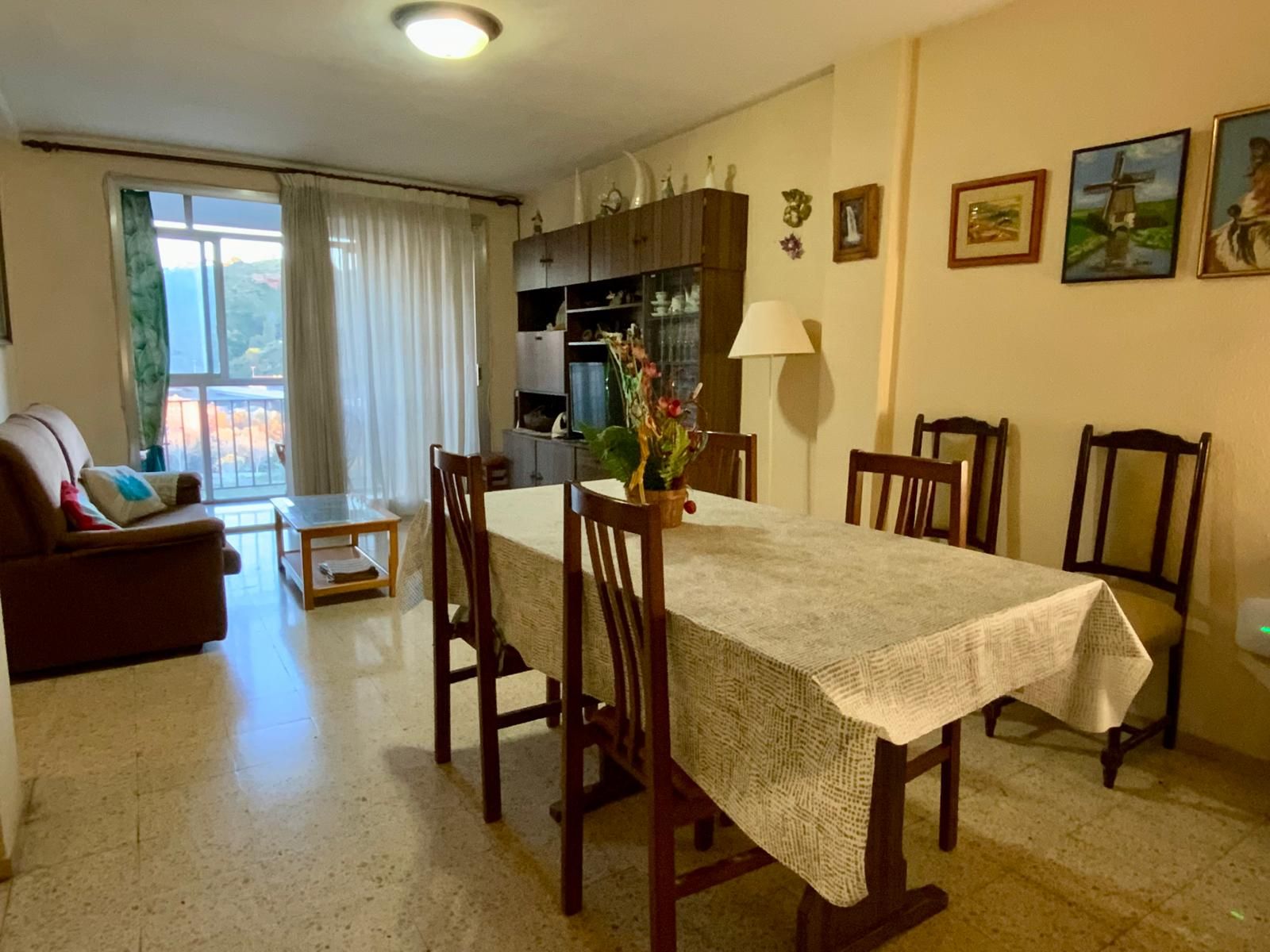 Dining room of Flat for sale in Martorell  with Oven, Microwave and TV
