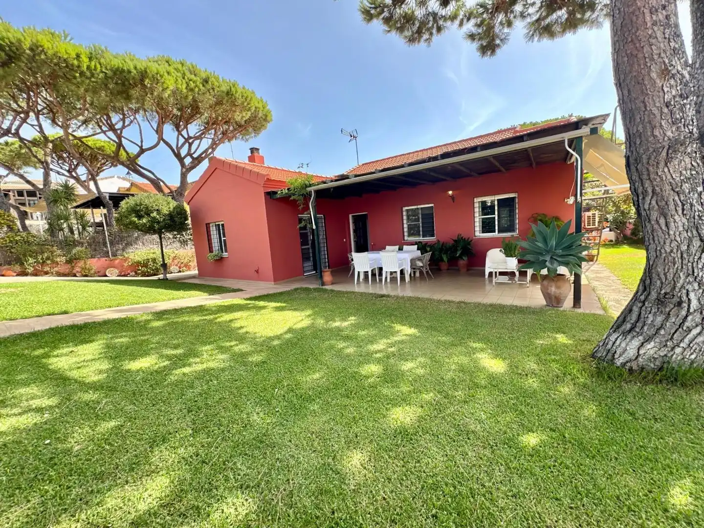 Garden of Houses for sale in Mazagón  with Private garden, Terrace and Storage room