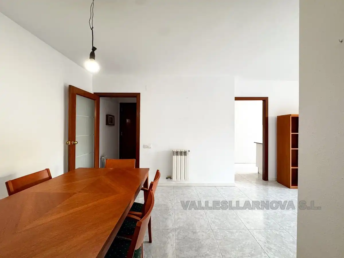 Menjador de Pis en venda en Mollet del Vallès amb Calefacció, Jardí privat i Piscina comunitària