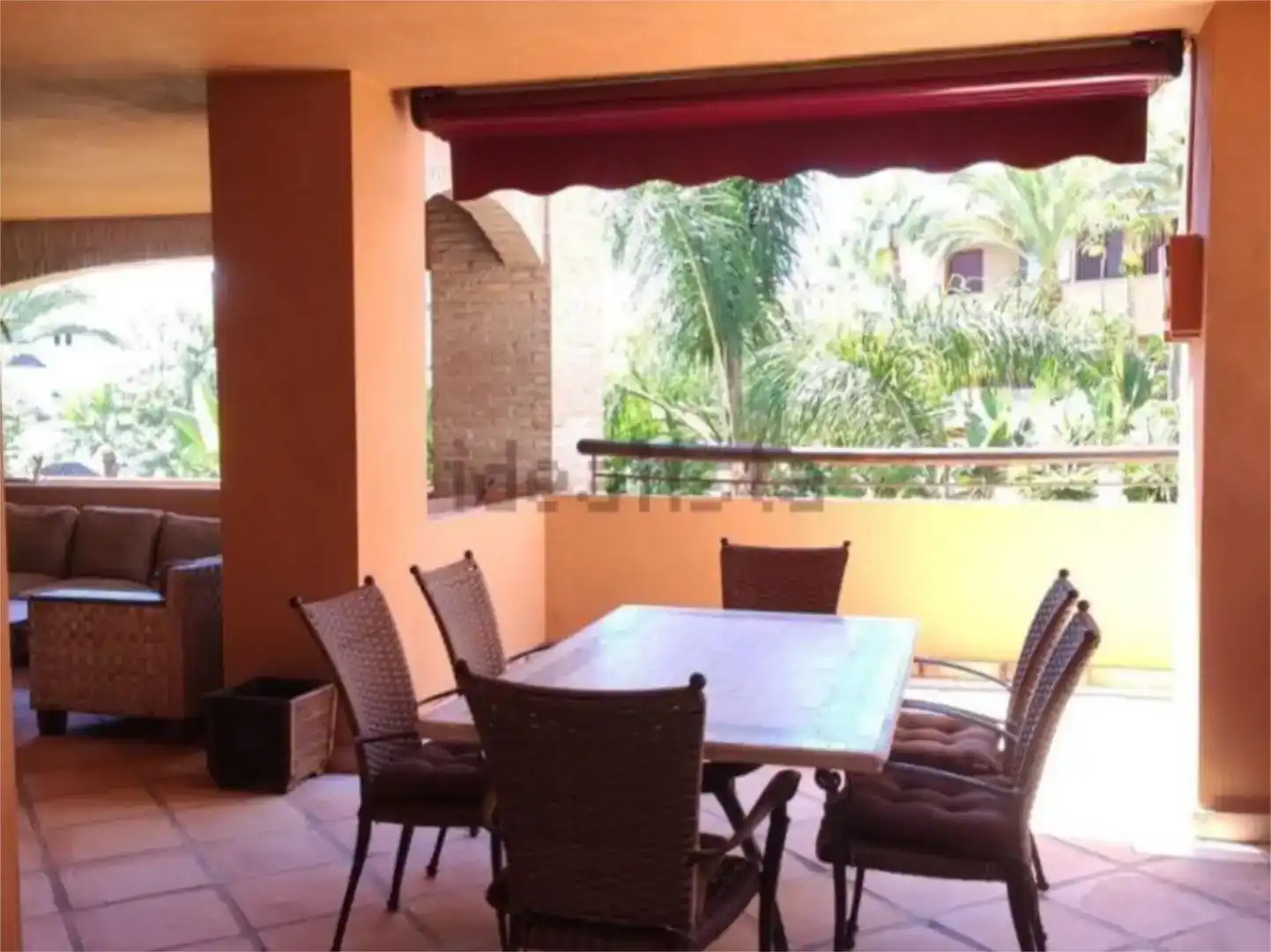 Terrace of Flat for rent in Marbella  with Air Conditioner, Swimming Pool and Balcony