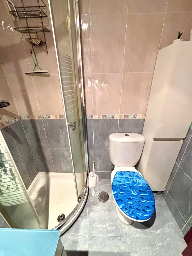 Bathroom of Flat for sale in Gijón   with Heating, Private garden and Parquet flooring