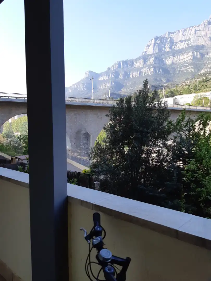 Vista exterior de Dúplex en venda en Monistrol de Montserrat amb Calefacció, Jardí privat i Forn