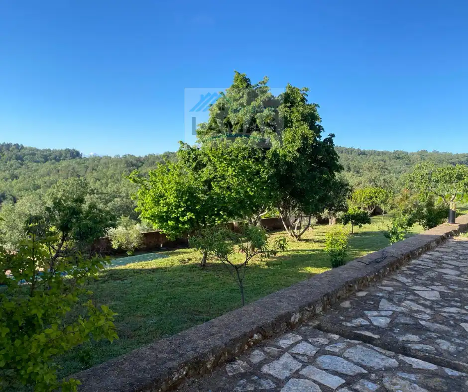 Jardín de Finca rústica en venta en Valverde de la Vera con Jardín privado, Terraza y Piscina