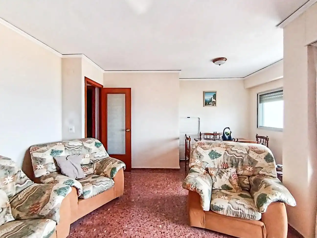 Sala d'estar de Apartament en venda en Miramar amb Terrassa, Moblat i Piscina comunitària