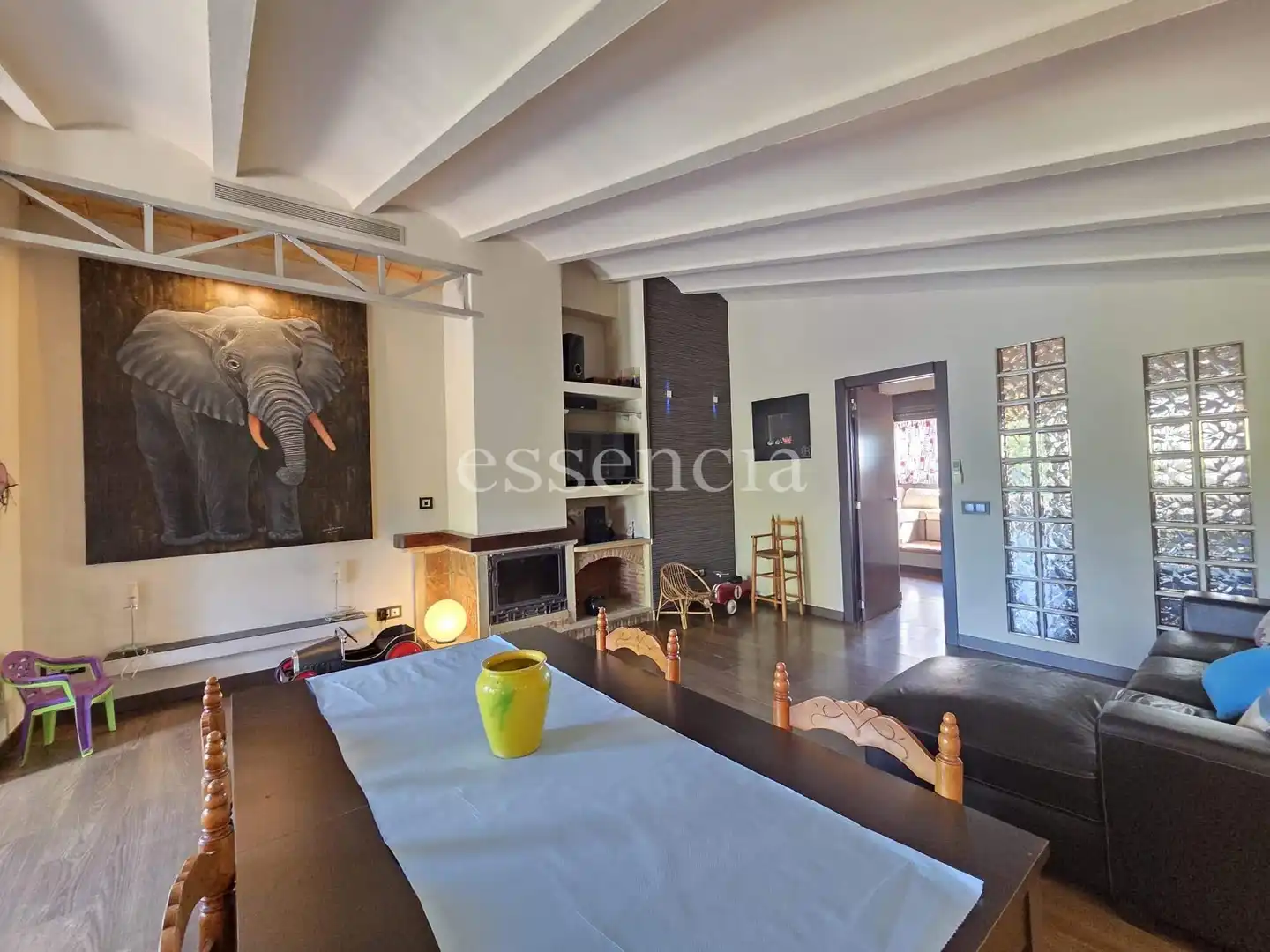 Sala d'estar de Casa o xalet en venda en Alfauir amb Aire condicionat, Jardí privat i Terrassa