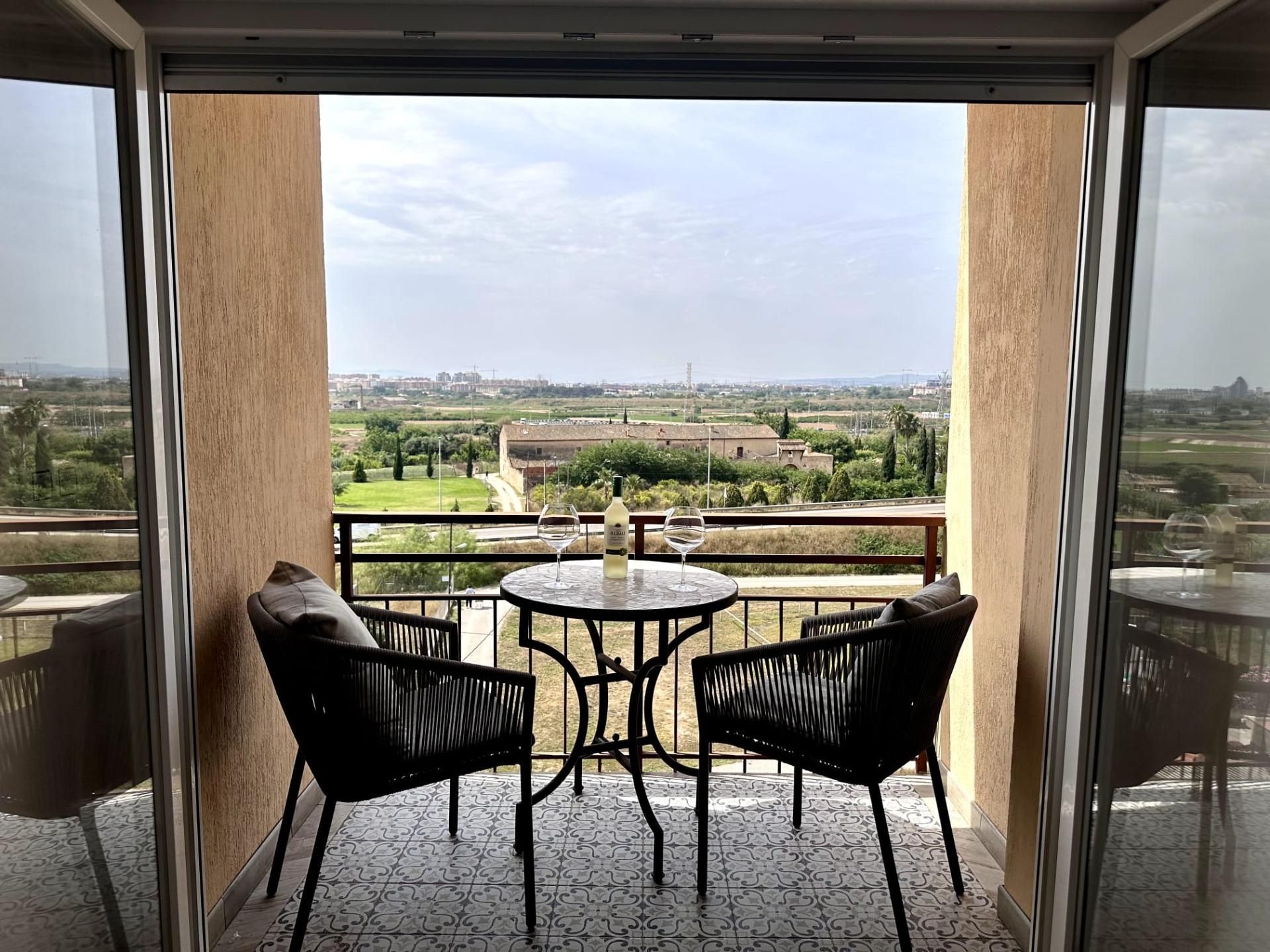 Terrace of Flat for sale in  Valencia Capital  with Heating and Balcony