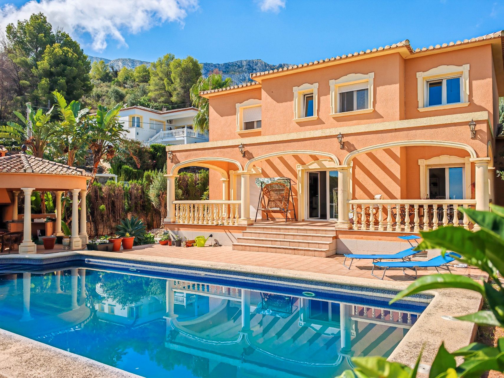 Exterior view of House or chalet for sale in Dénia  with Air Conditioner, Private garden and Terrace