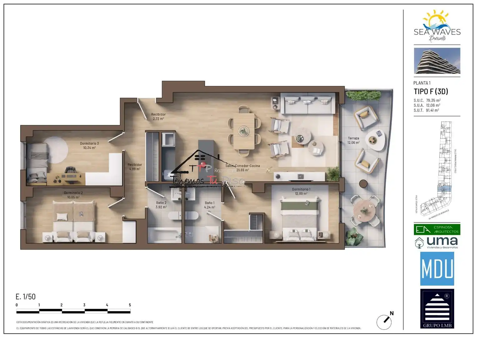 Appartamento con piscina in vendita a Avenida Avinguda del Marquès de Benicarló, imagen 2