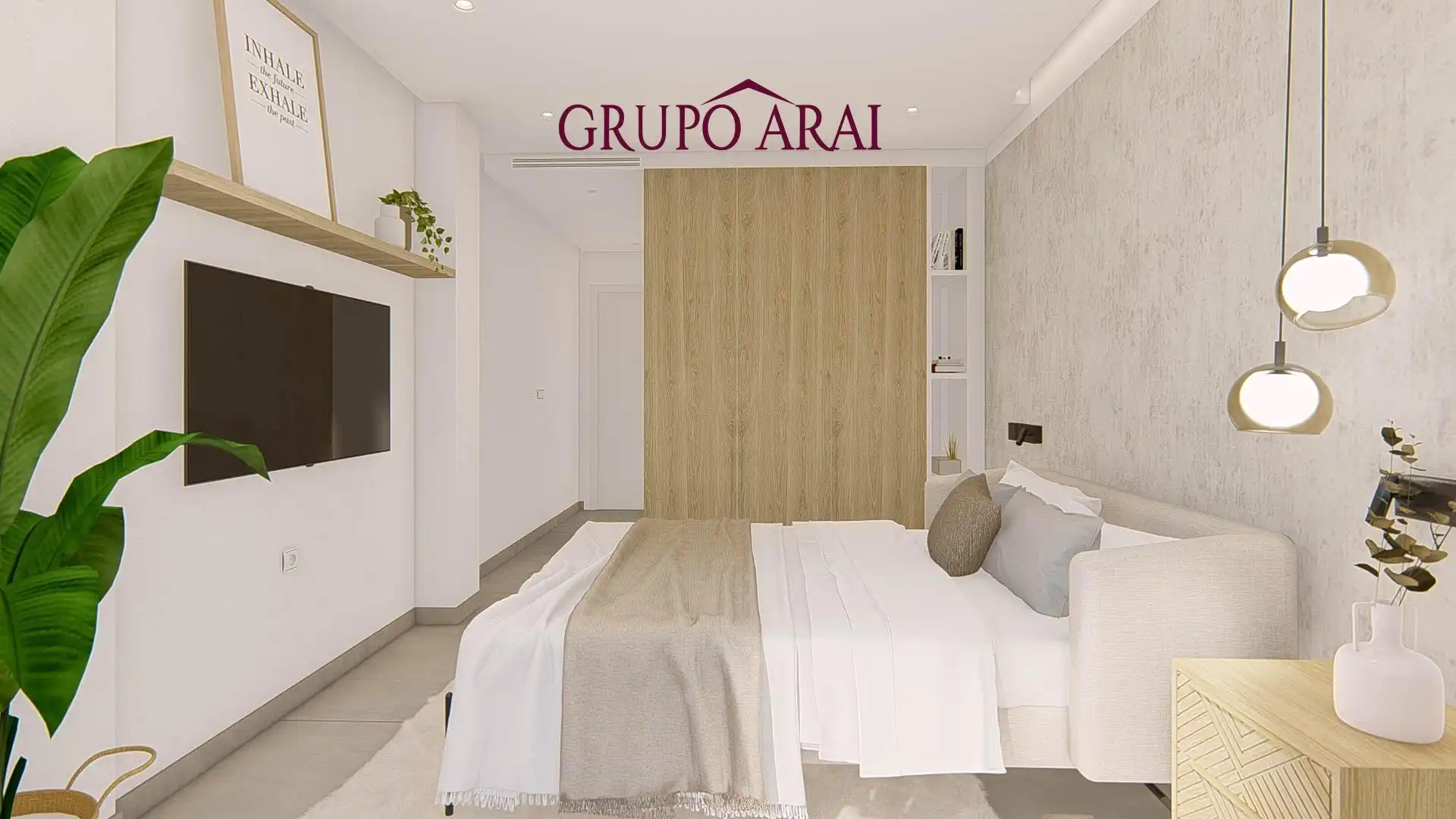 Bedroom of Flat for sale in Guardamar del Segura  with Air Conditioner, Heating and Private garden