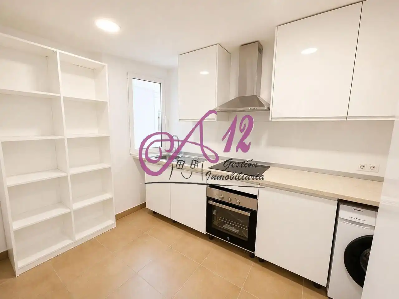 Cocina de Piso de alquiler en Valencia con Aire acondicionado, Calefacción y Parquet