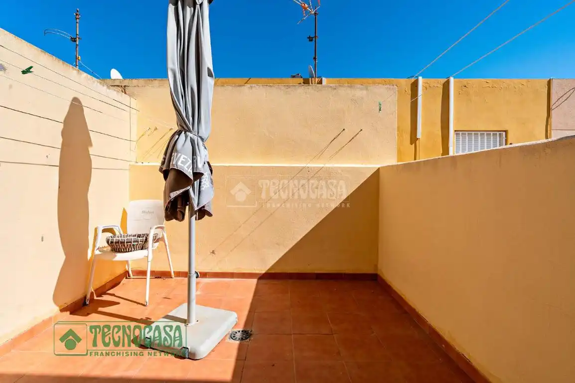 Terrassa de Casa adosada en venda en El Ejido amb Aire condicionat, Calefacció i Terrassa