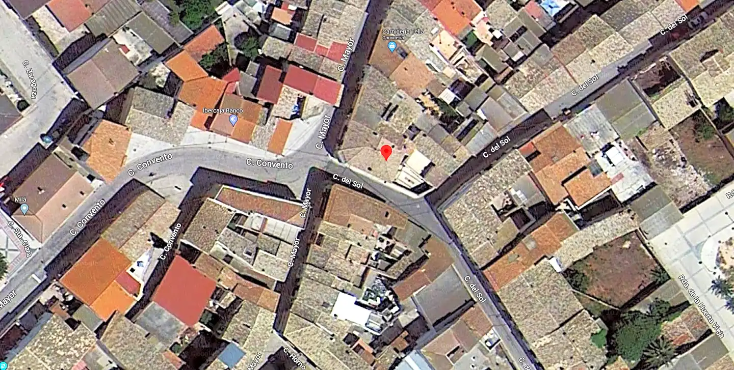 Vista exterior de Casa o xalet en venda en Gelsa amb Calefacció, Jardí privat i Terrassa