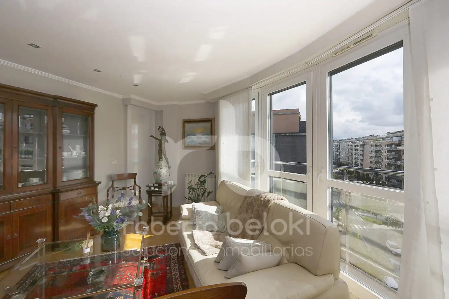 Sala de estar de Piso en venta en Donostia - San Sebastián  con Calefacción, Terraza y Balcón