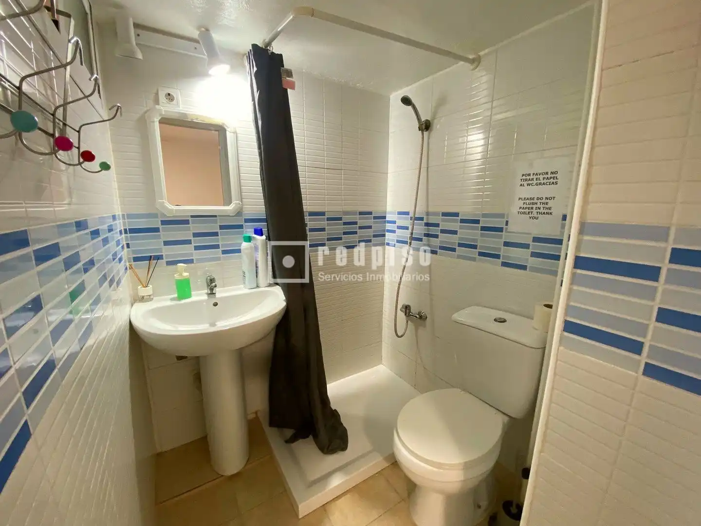 Badezimmer von Wohnungen zur Miete in Málaga mit Heizung, Terrasse und Möbliert