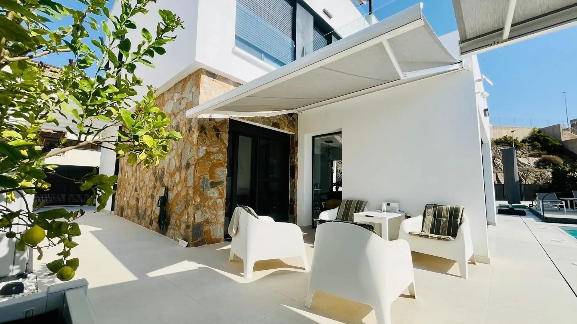 Terraza de Casa o chalet en venta en Águilas con Aire acondicionado, Jardín privado y Terraza