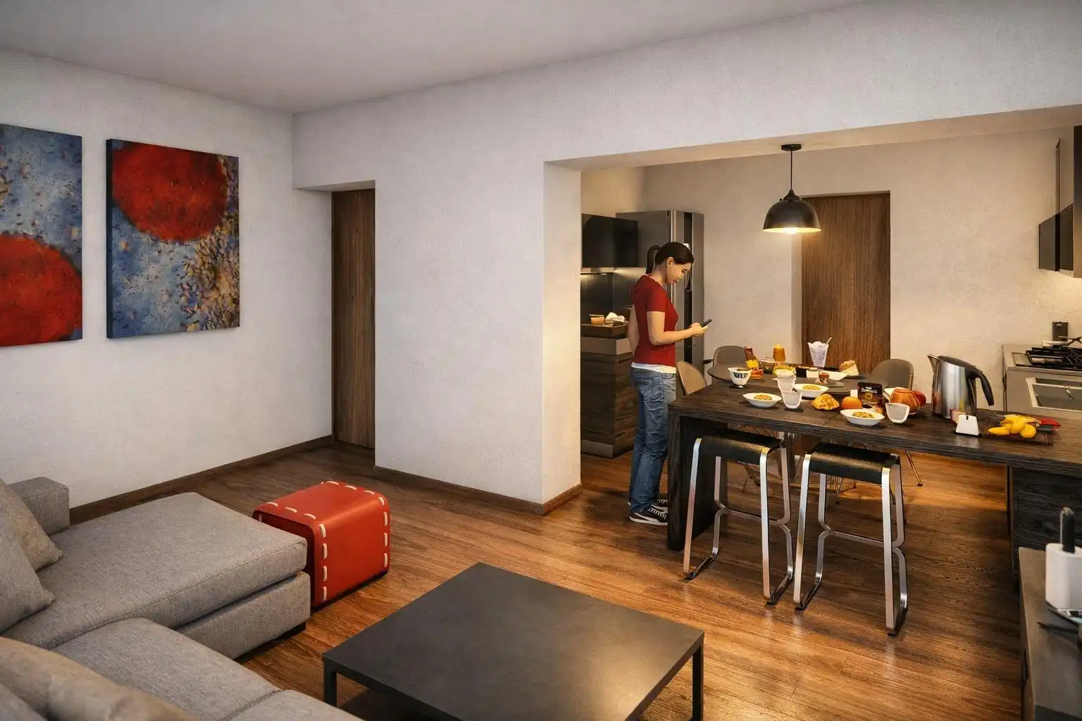 Wohnzimmer von Einfamilien-Reihenhaus zum Verkauf in Vegas del Genil