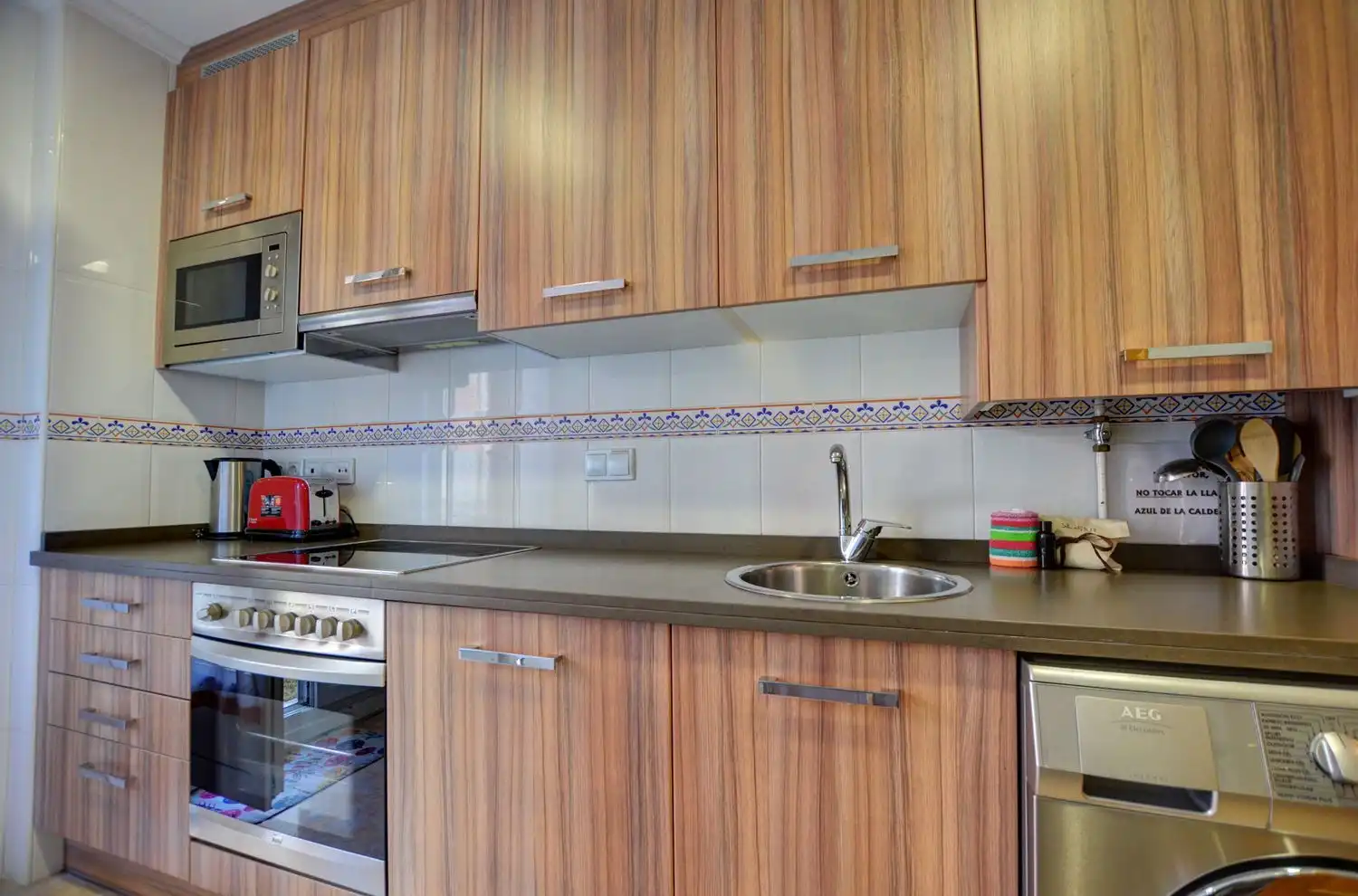Kitchen of Flat for sale in Carreño  with Heating, Private garden and Terrace