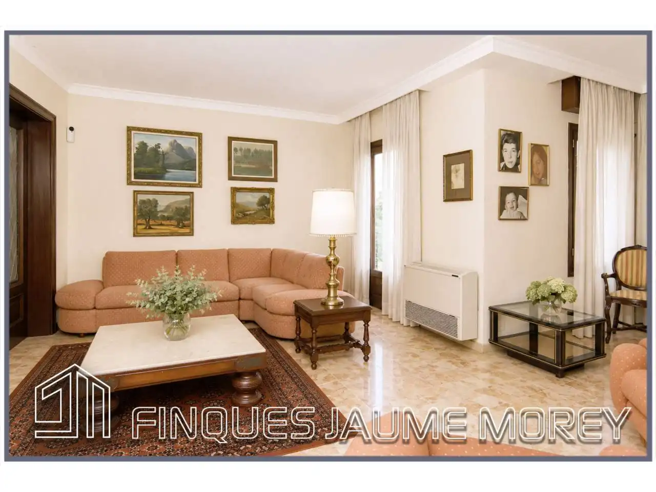 Sala de estar de Piso en venta en Lloseta con Terraza, Trastero y Amueblado