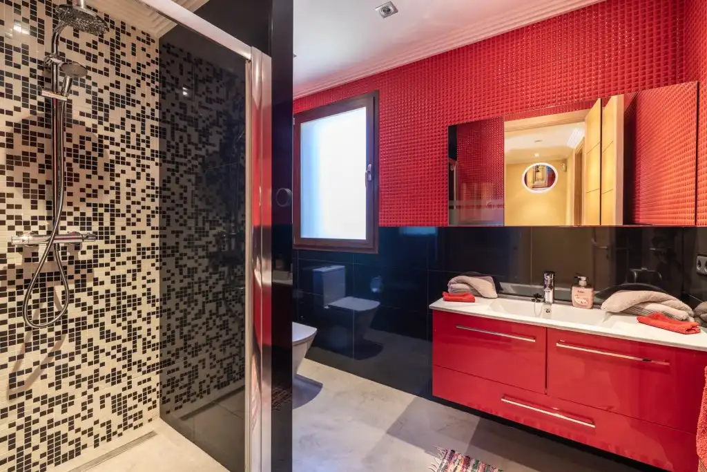 Baño de Casa o chalet en venta en Pollença con Aire acondicionado, Jardín privado y Terraza