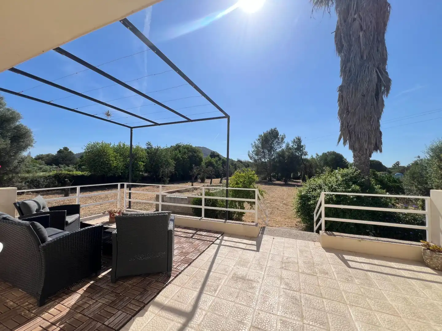 Terraza de Finca rústica en venta en Inca con Aire acondicionado, Jardín privado y Terraza