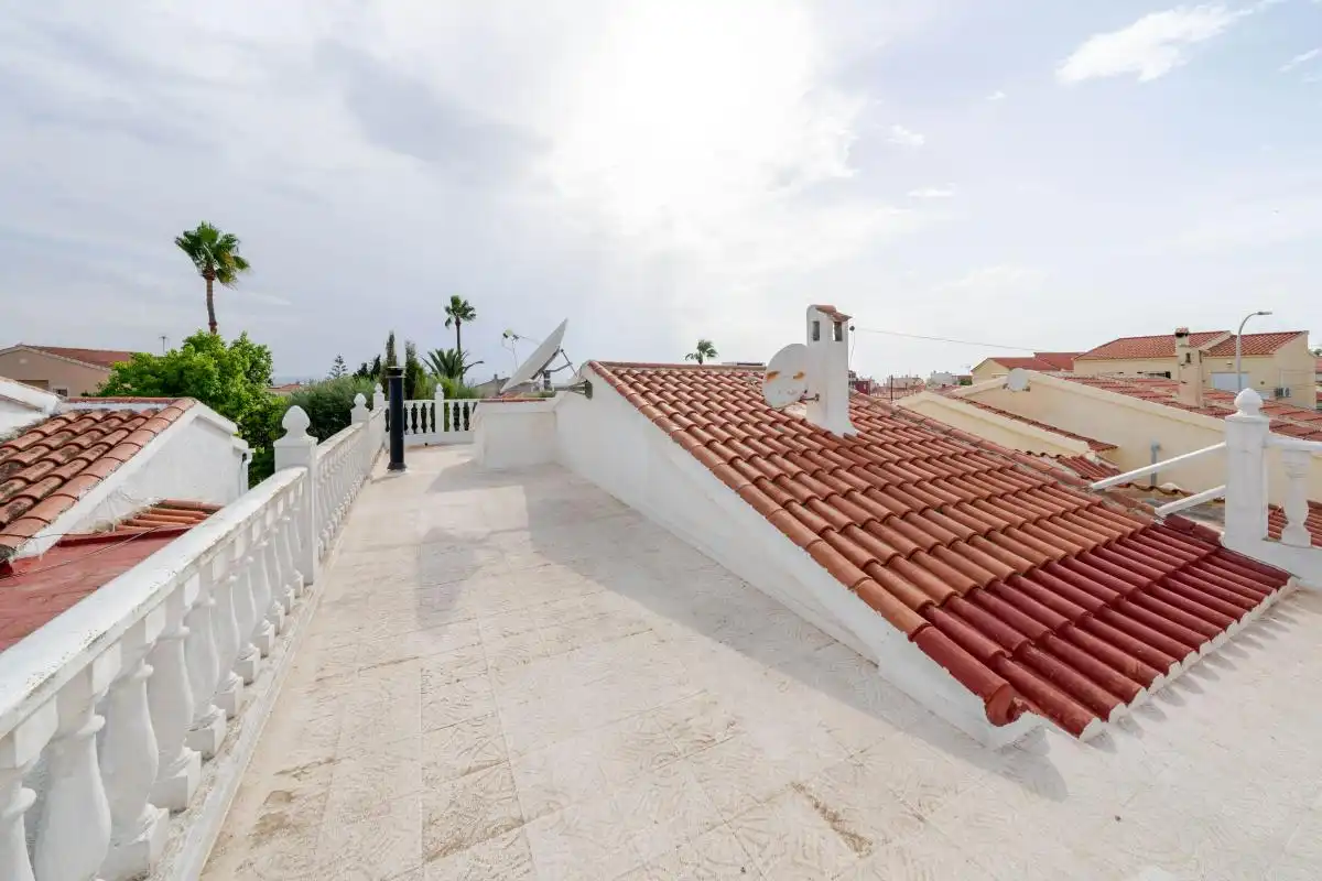 Terraza de Casa o chalet de alquiler en Elche / Elx con Aire acondicionado, Calefacción y Jardín privado