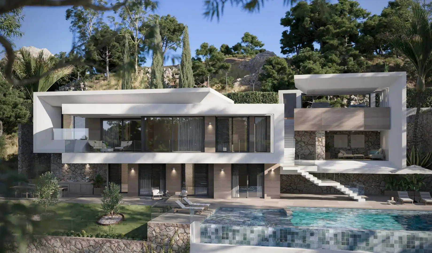 Vista exterior de Casa o chalet en venta en Sotogrande con Aire acondicionado, Jardín privado y Piscina
