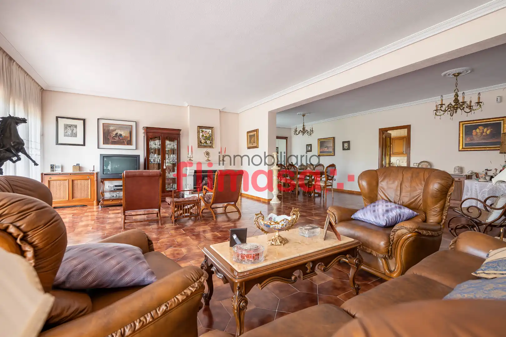 Living room of Houses for sale in Villaviciosa de Odón  with Air Conditioner, Heating and Private garden