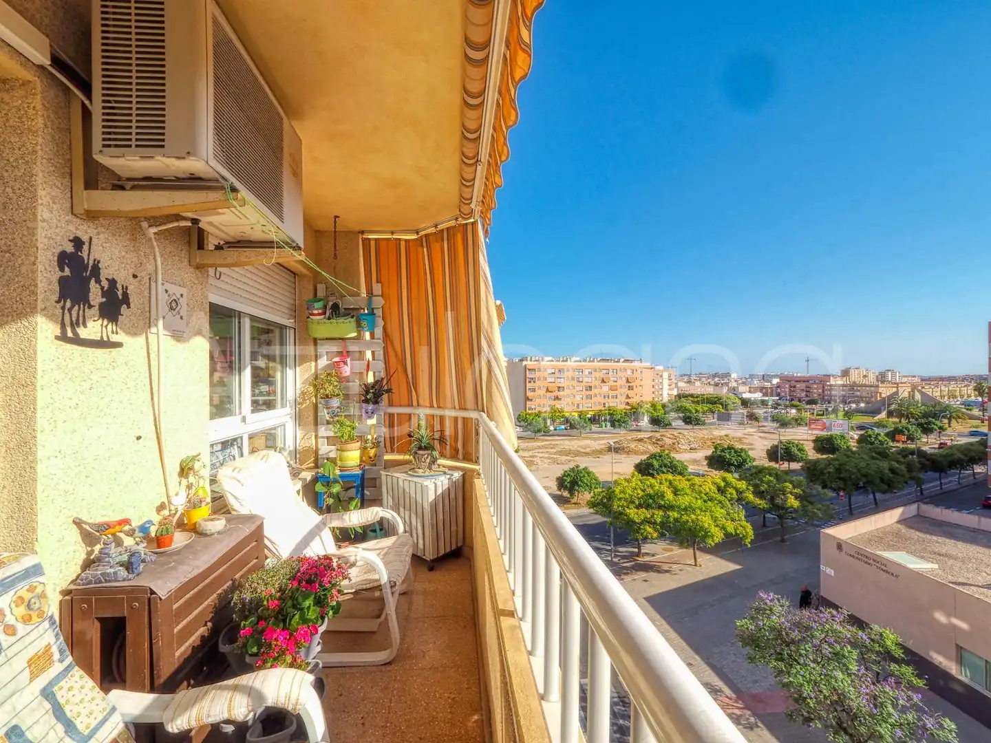 Balcony of Flat for sale in Alicante / Alacant  with Air Conditioner, Terrace and Storage room