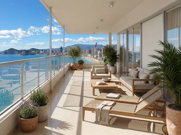 Ático con piscina en venta en Playa de Levante