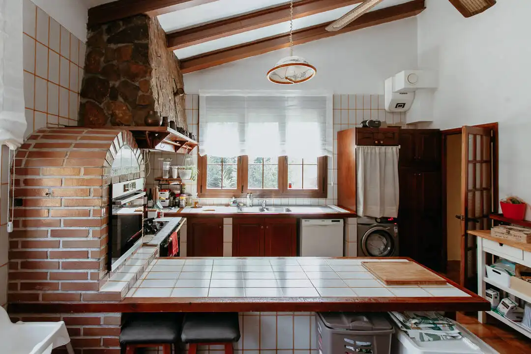 Cocina de Casa o chalet en venta en Lupiñén-Ortilla con Aire acondicionado, Calefacción y Jardín privado
