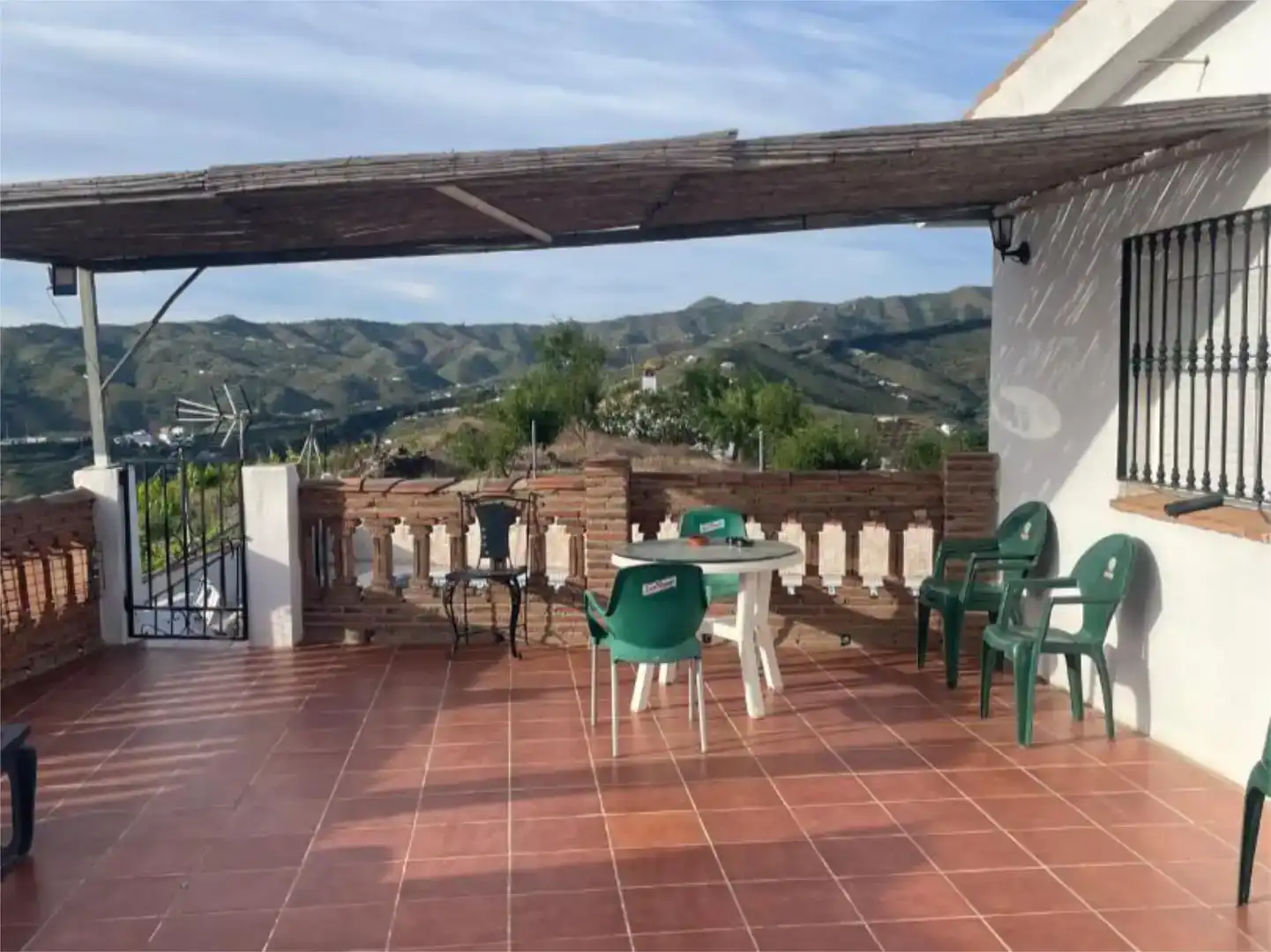 Terrassa de Finca rústica en venda en El Borge amb Piscina i Balcó