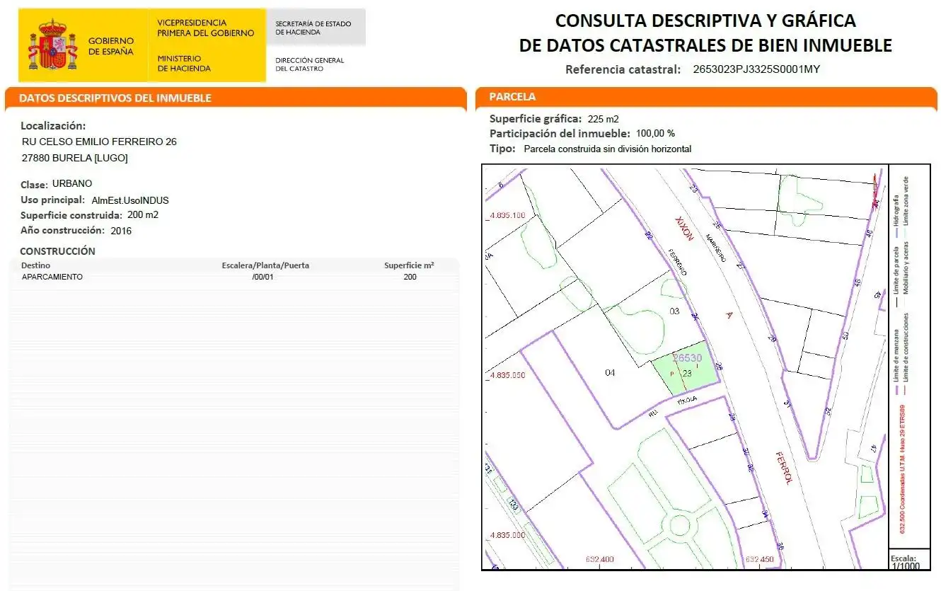 Residencial en venda en Lugo
