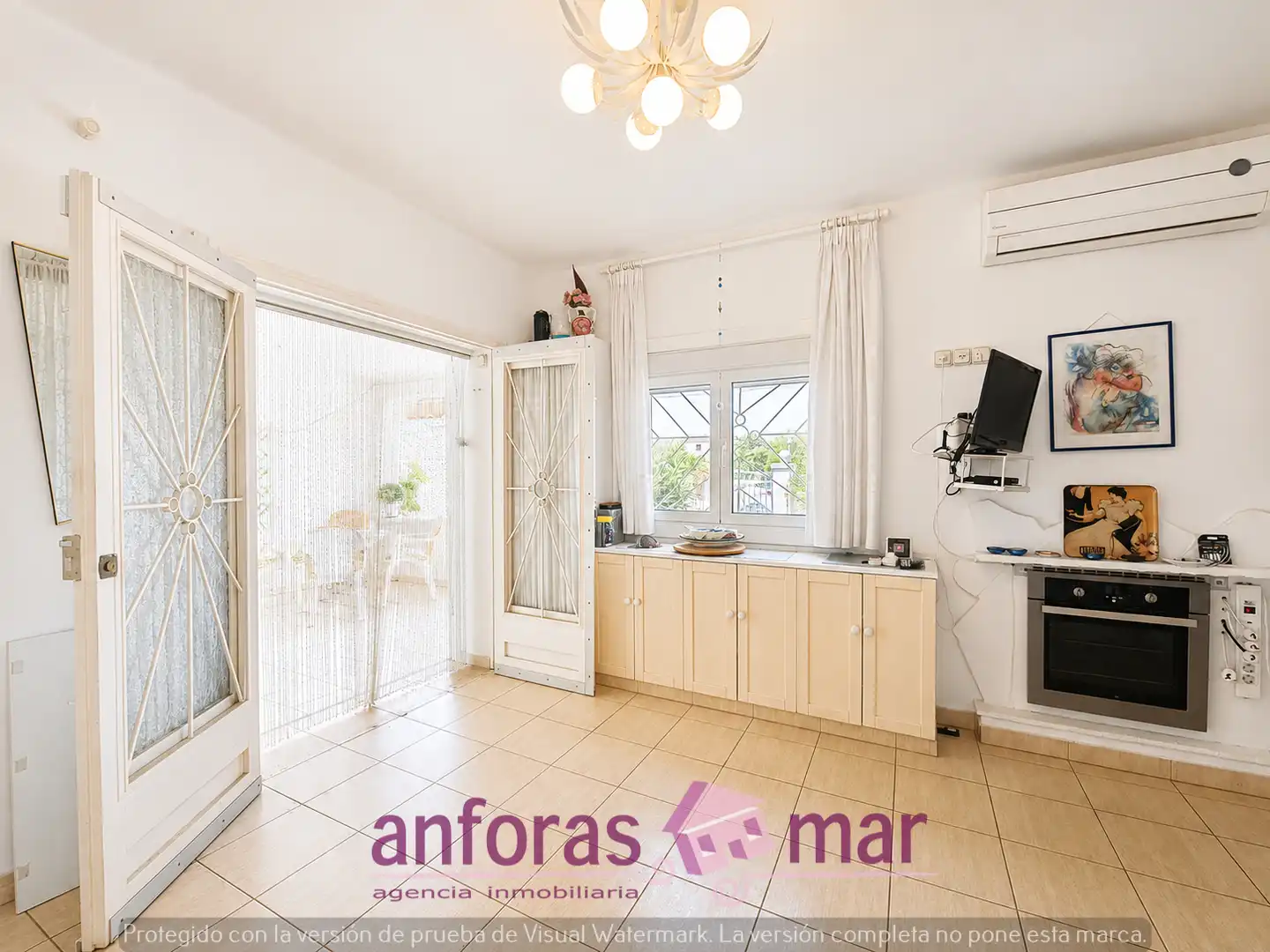 Schlafzimmer von Haus oder Chalet zum Verkauf in Torredembarra mit Klimaanlage, Heizung und Privatgarten