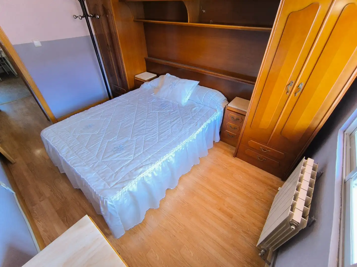Bedroom of Flat for sale in Palencia  with Heating, Parquet flooring and Terrace