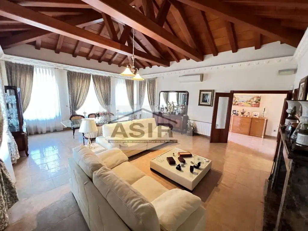Sala de estar de Casa o chalet en venta en Alzira con Aire acondicionado, Terraza y Piscina