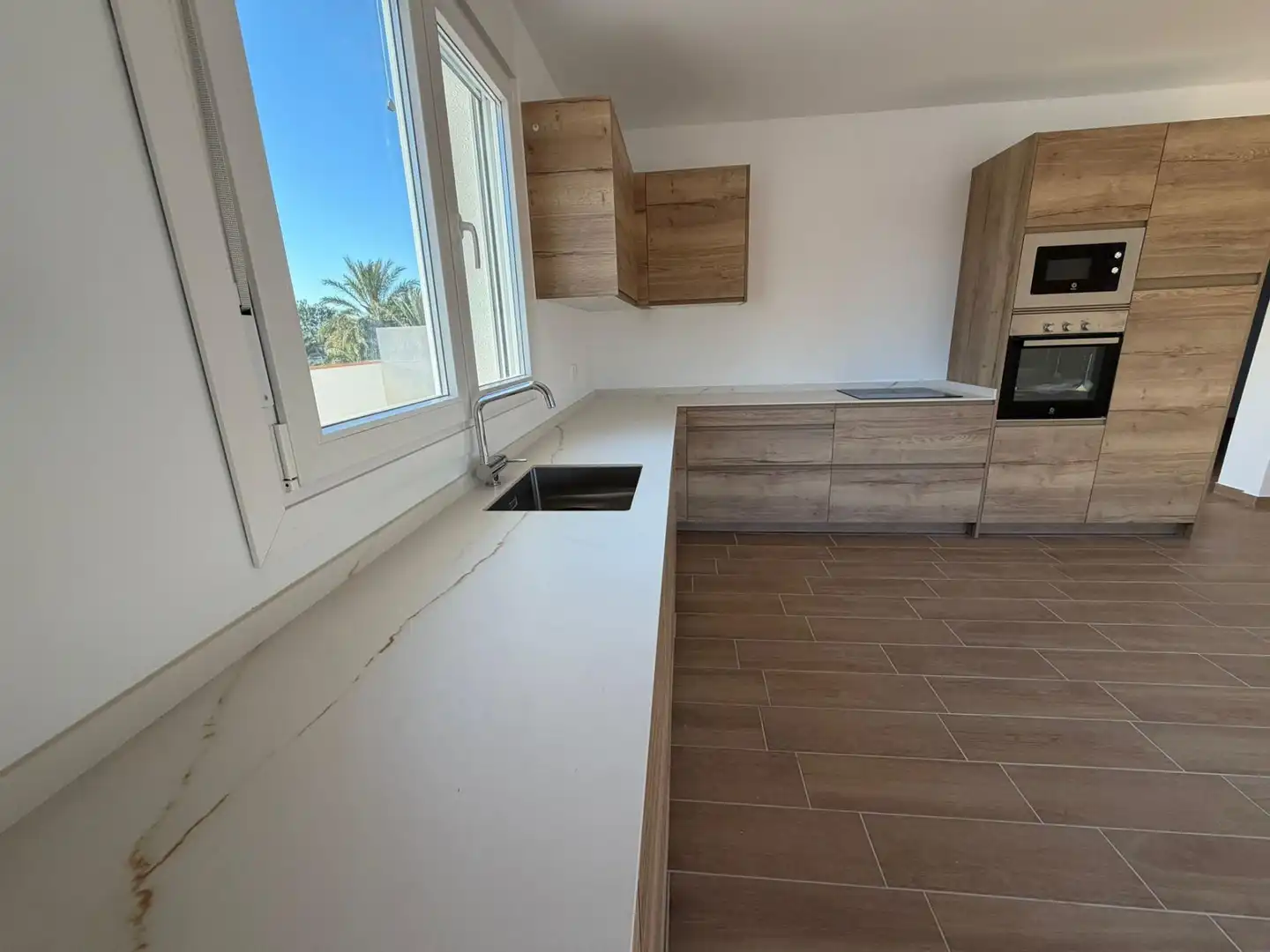 Kitchen of Flat for sale in Cartagena  with Air Conditioner, Heating and Terrace