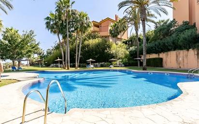 Swimming pool of Apartment for sale in Marbella  with Air Conditioner, Terrace and Swimming Pool