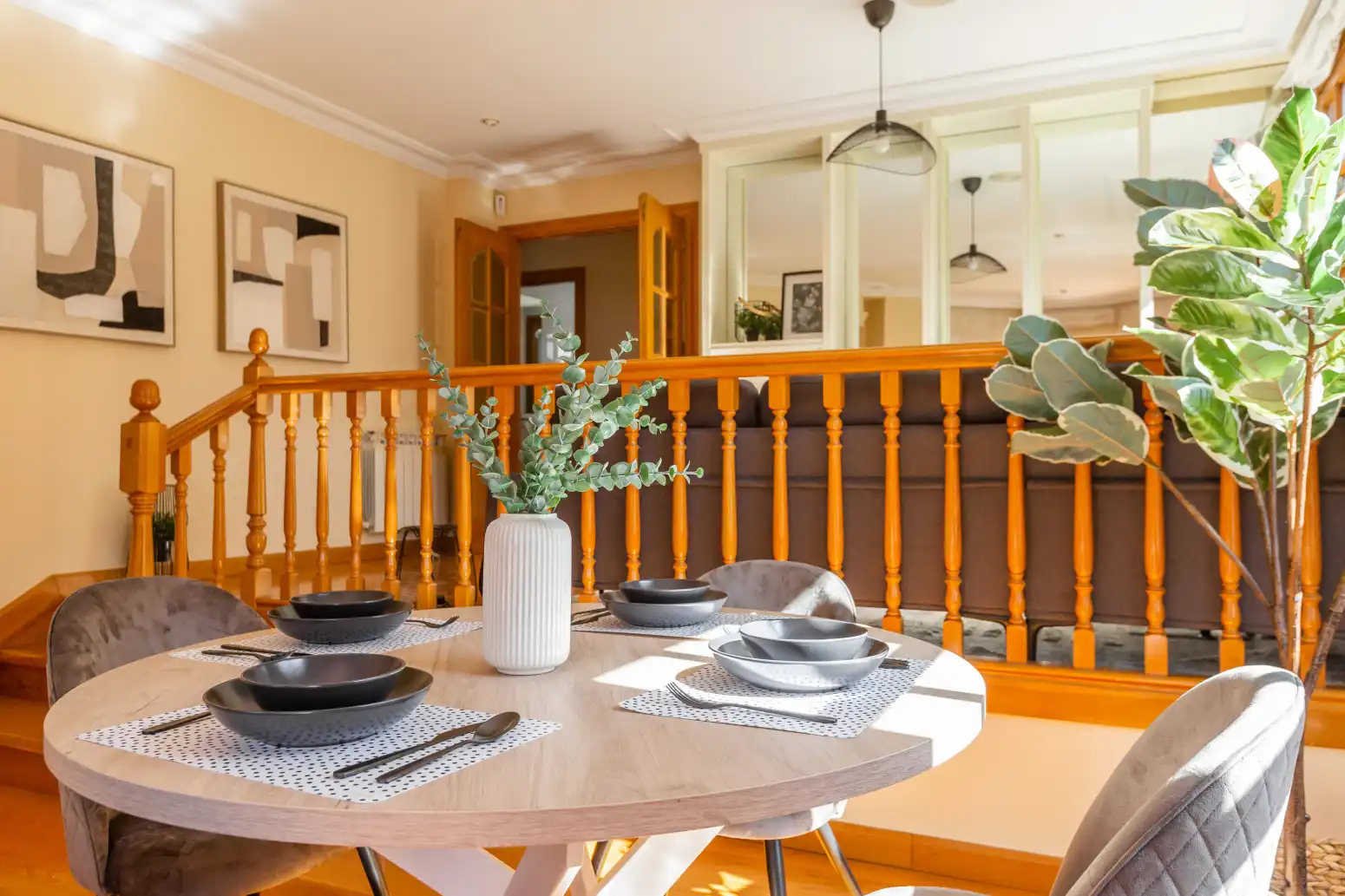Comedor de Casa o chalet en venta en Zizur Mayor / Zizur Nagusia con Calefacción y Parquet