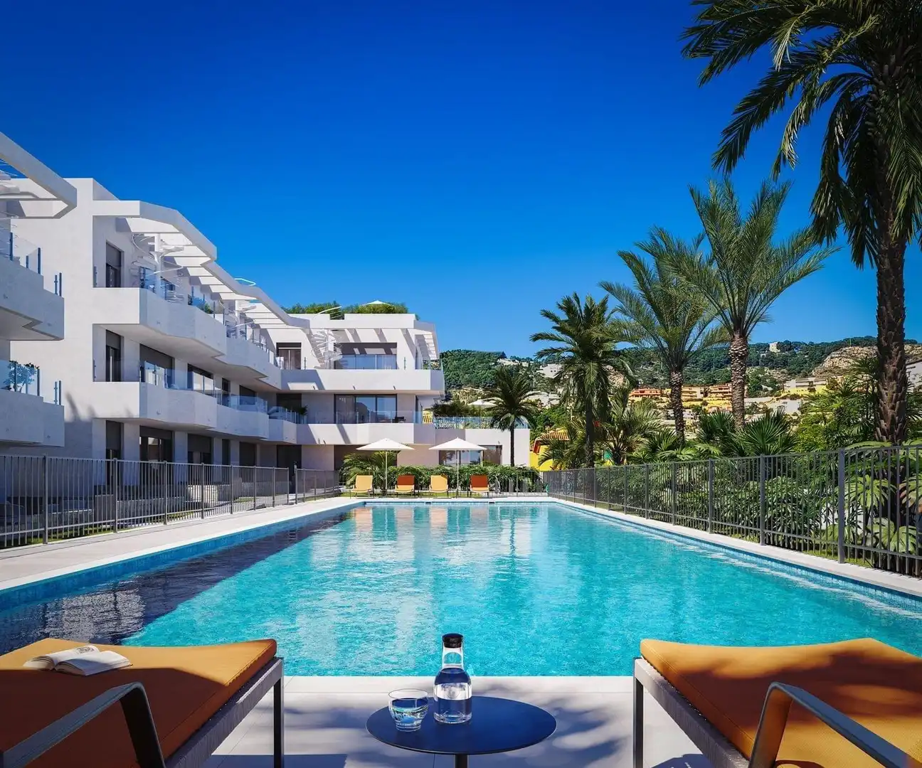 Piscina de Apartament en venda en Jávea / Xàbia amb Aire condicionat, Calefacció i Jardí privat