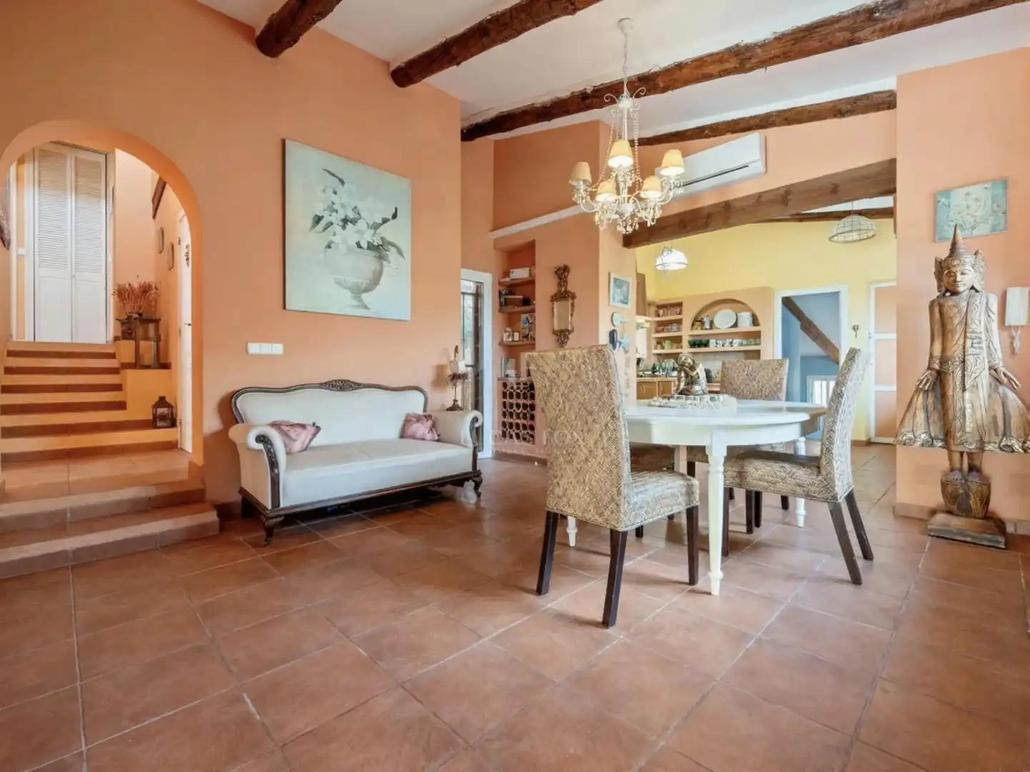 Comedor de Casa o chalet en venta en Roda de Berà con Aire acondicionado, Calefacción y Jardín privado