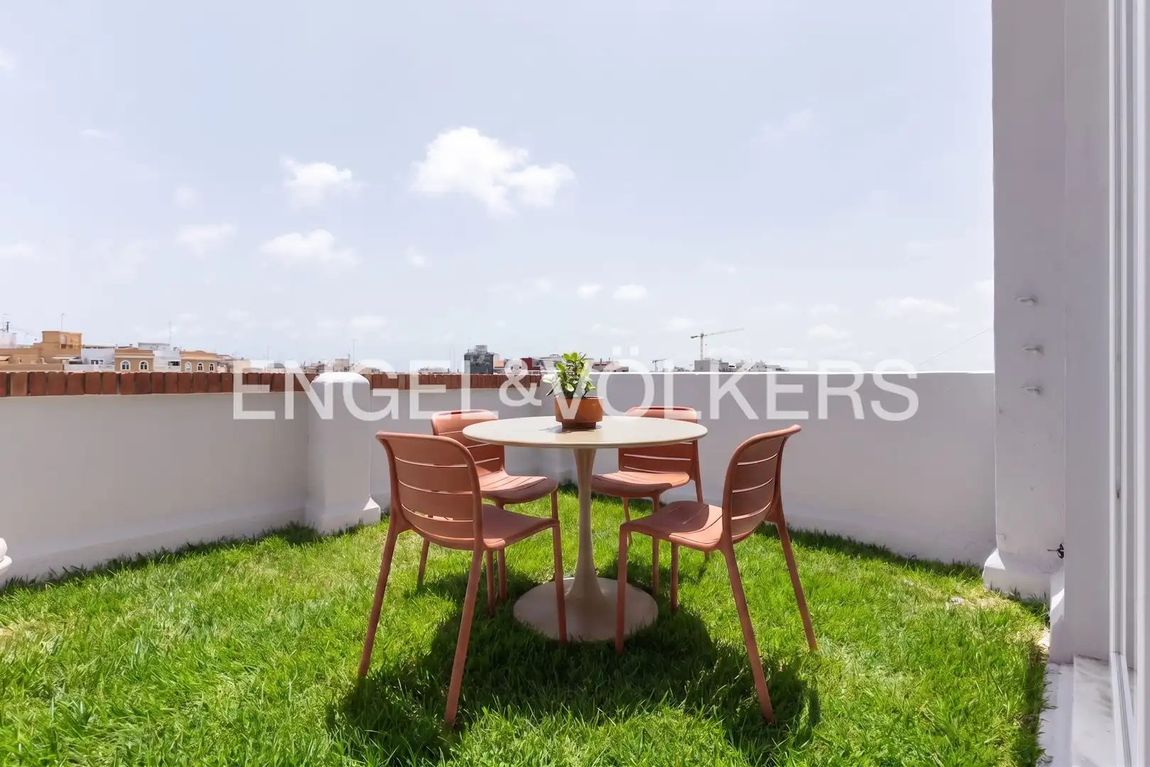 Terraza de Piso de alquiler en Valencia con Aire acondicionado, Calefacción y Terraza