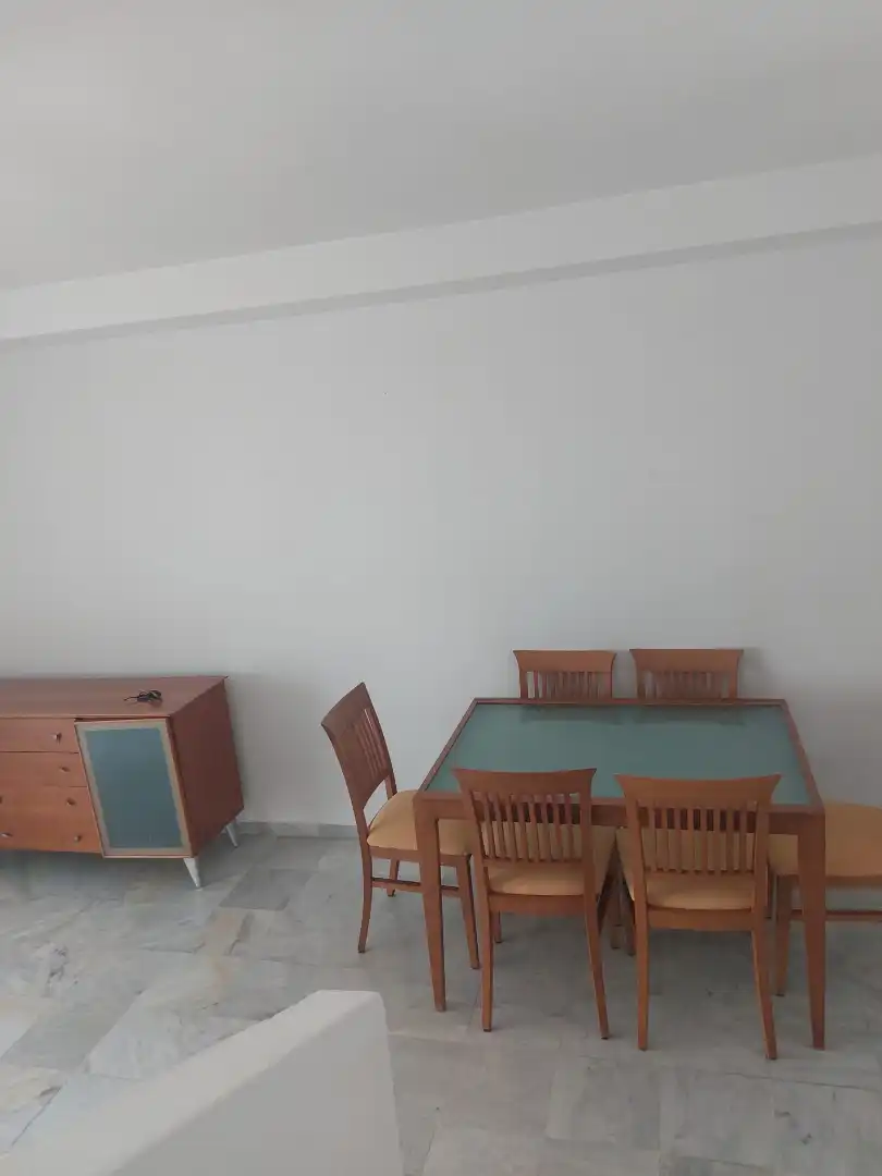 Comedor de Casa adosada de alquiler en Benalmádena con Aire acondicionado, Terraza y Amueblado