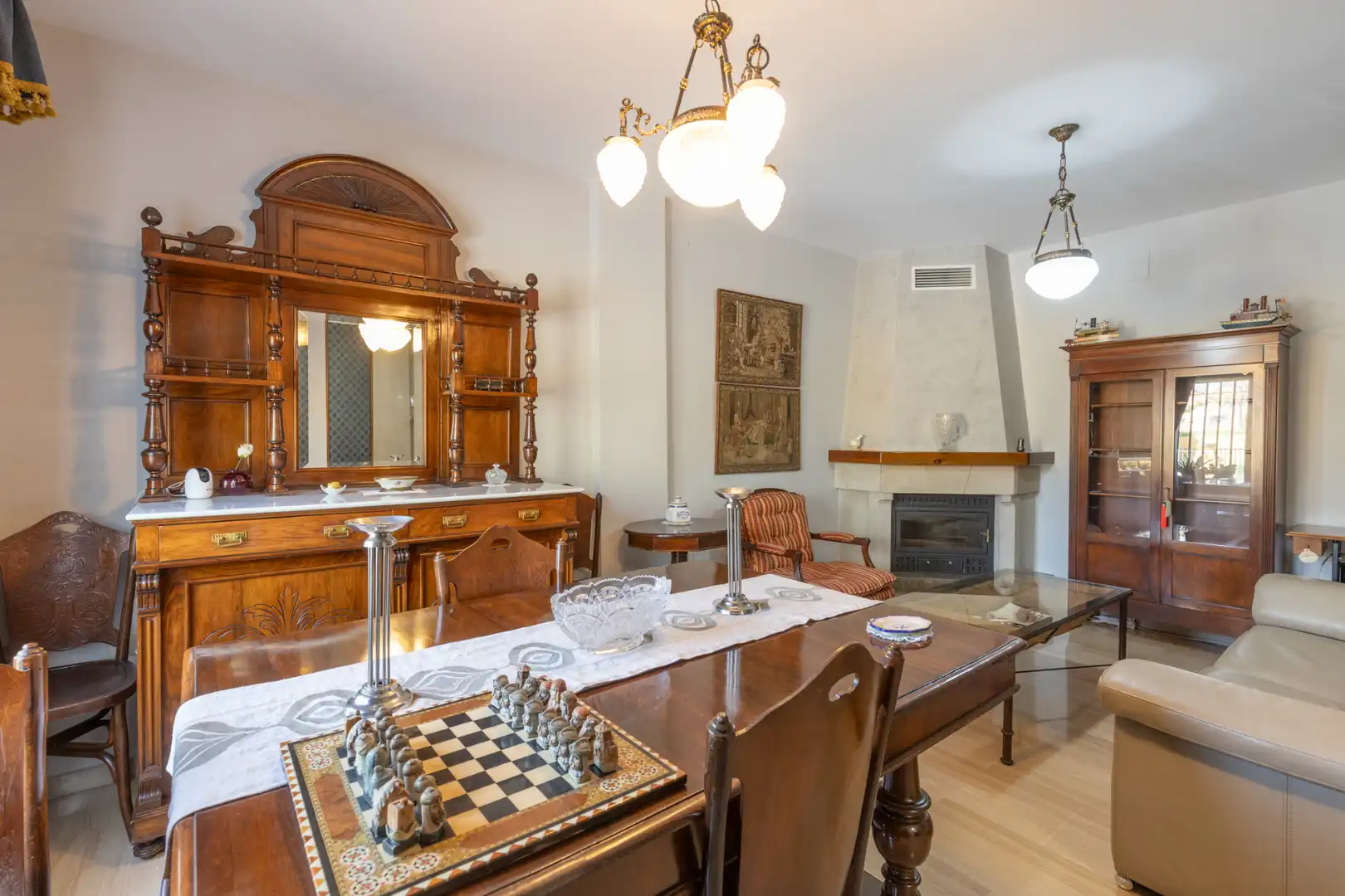 Comedor de Casa adosada en venta en Maracena con Amueblado