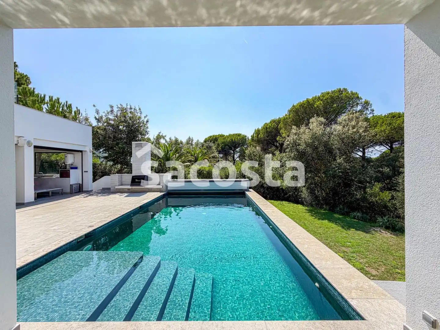 Vista exterior de Casa o chalet en venta en Caldes de Malavella con Aire acondicionado, Calefacción y Jardín privado