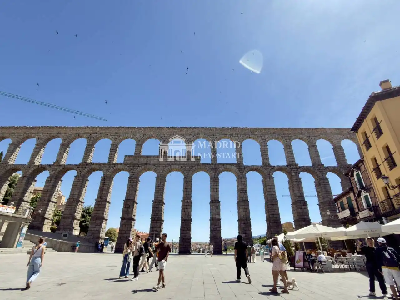 Vista exterior de Piso de alquiler en Segovia con Calefacción, Parquet y Terraza