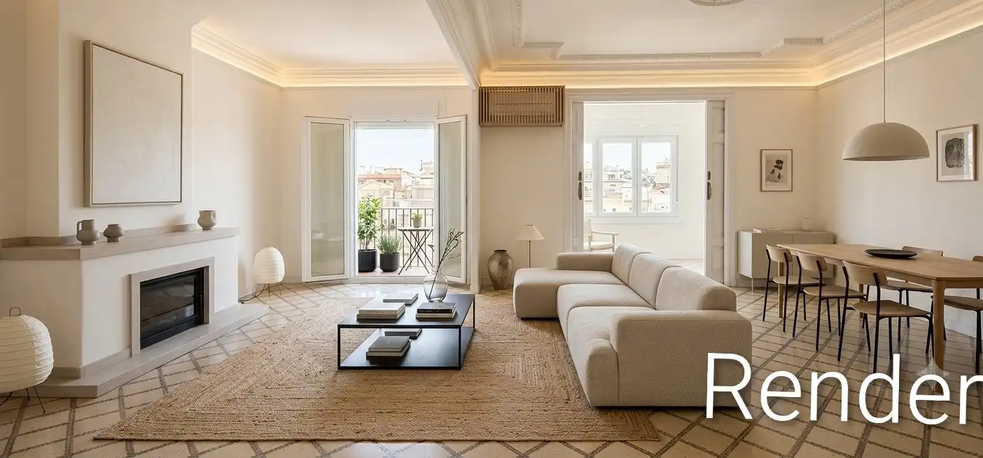 Sala d'estar de Pis de lloguer en Barcelona amb Aire condicionat, Forn i Microones