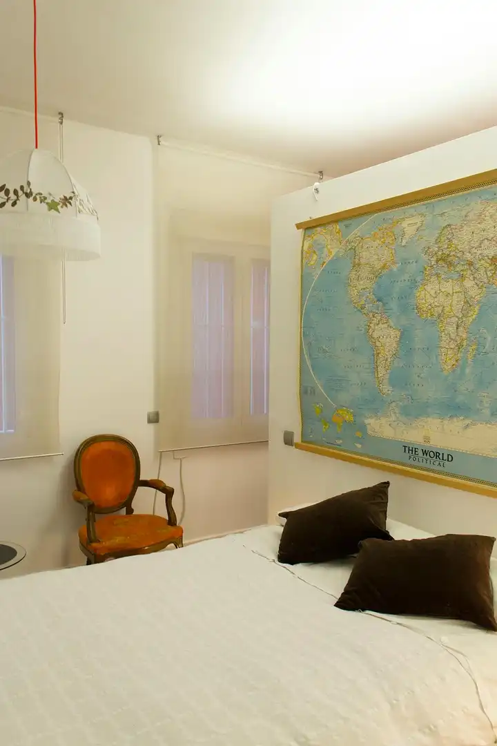 Bedroom of Flat for rent in Madrid  with Air Conditioner, Heating and Furnished